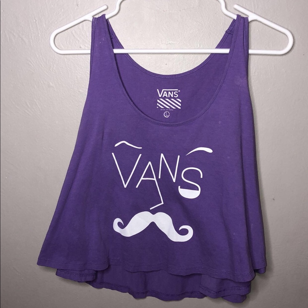 Vans medium purple crop top